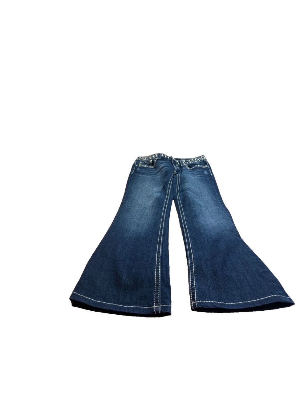 Miss Me Women’s Medium Wash Rhinestone Bootcut Jeans! Size 30 34x30